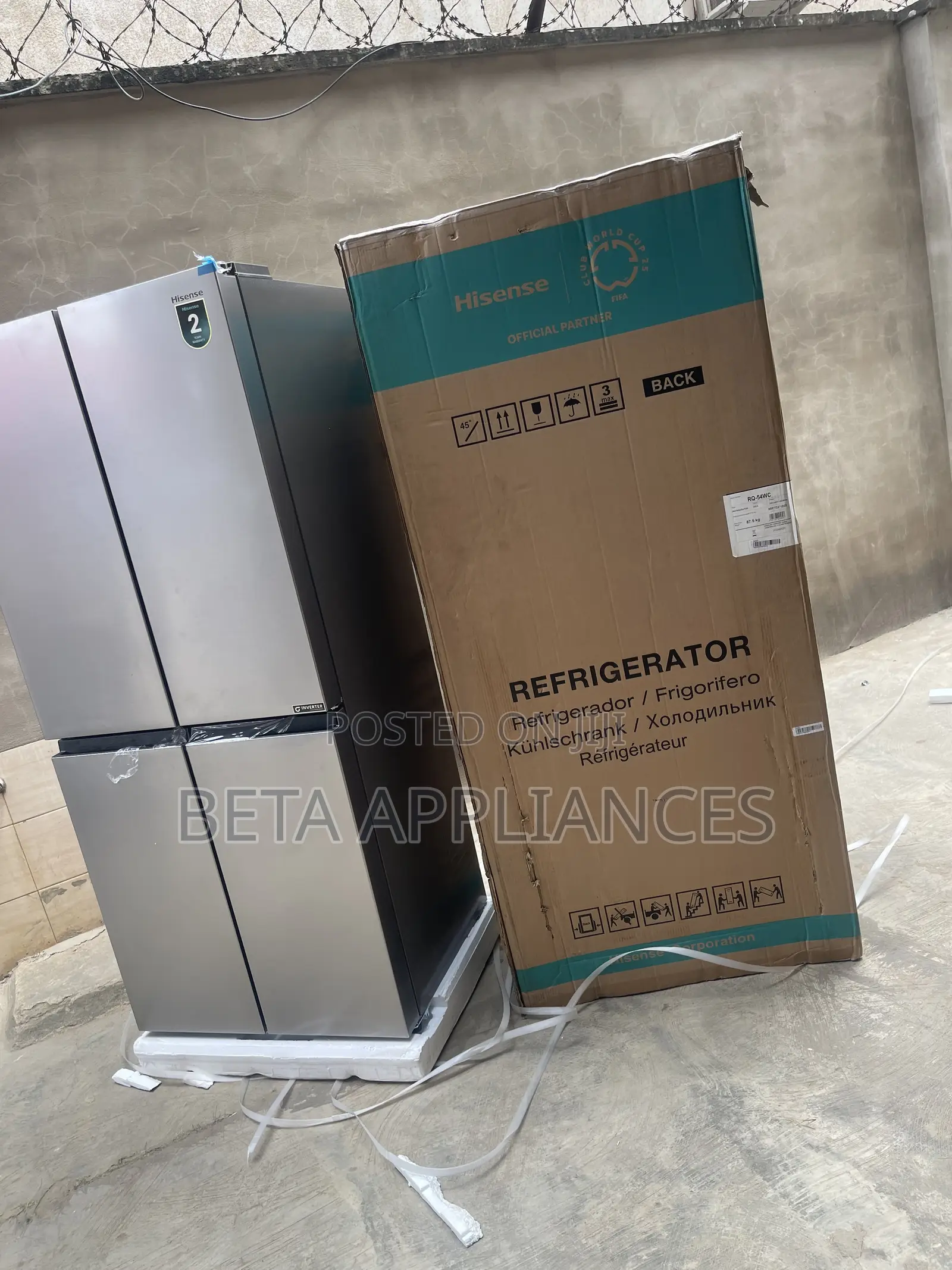 Hisense Modern Four-Door Cooling Appliance