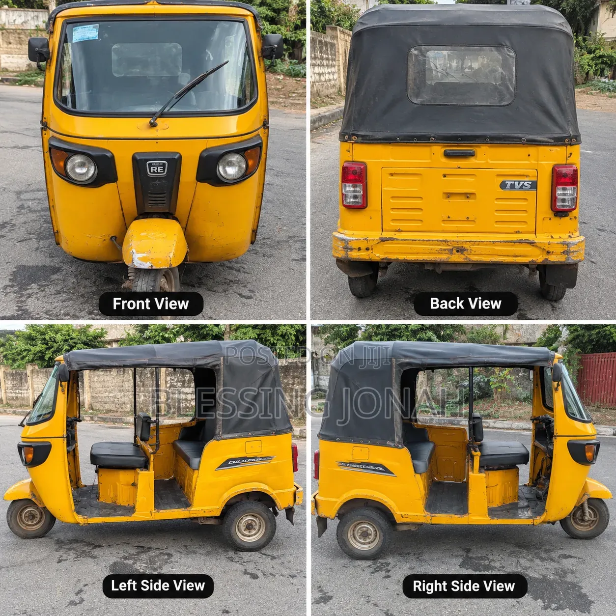 TVS King Deluxe Plus iTouch Start 2004 Yellow