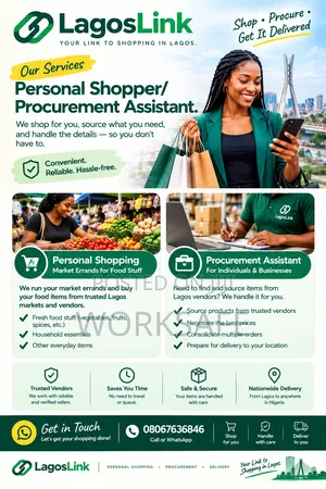 Personal Shopper and Procurement Assistant.