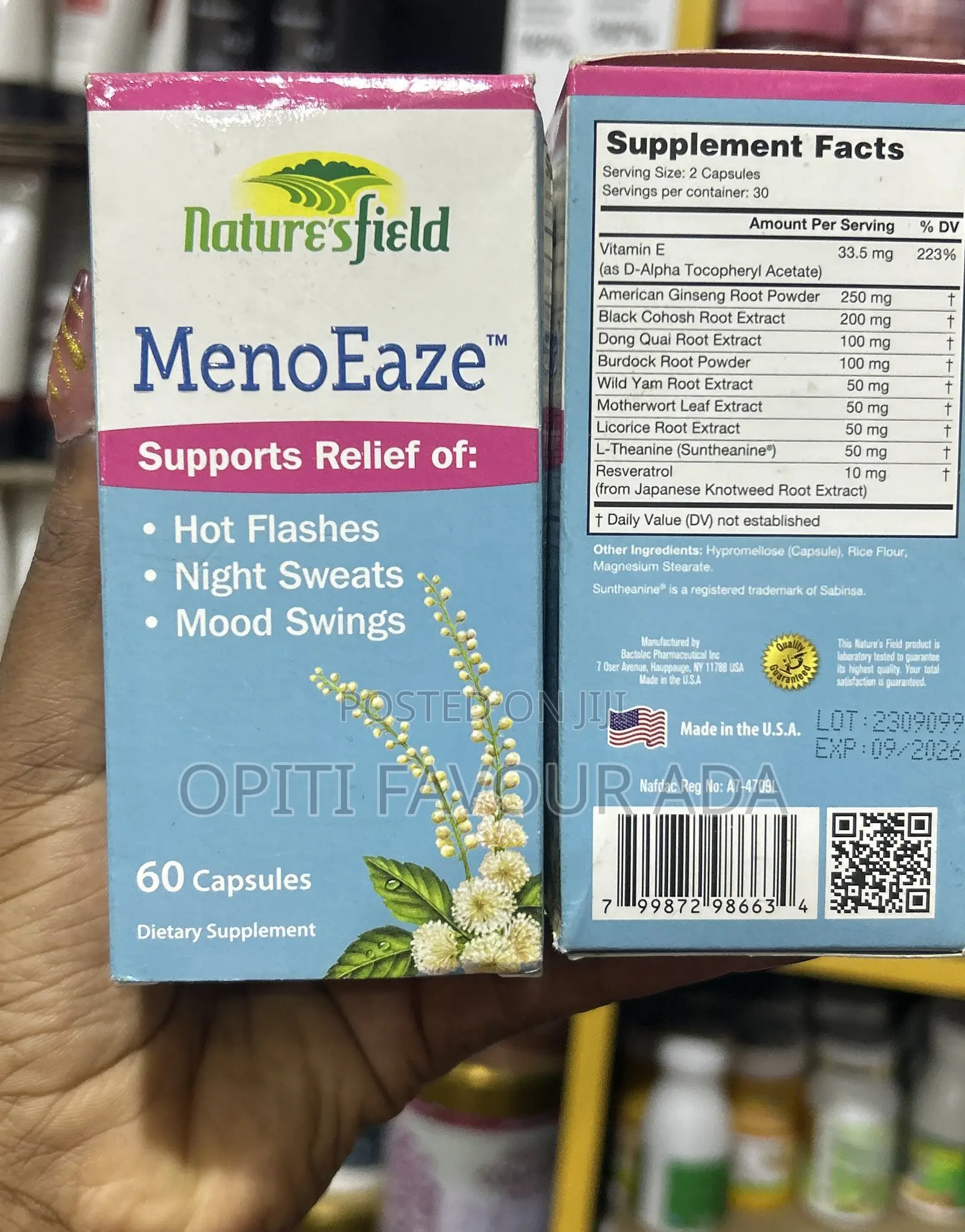 Nature’s Field menoEaze Capsule
