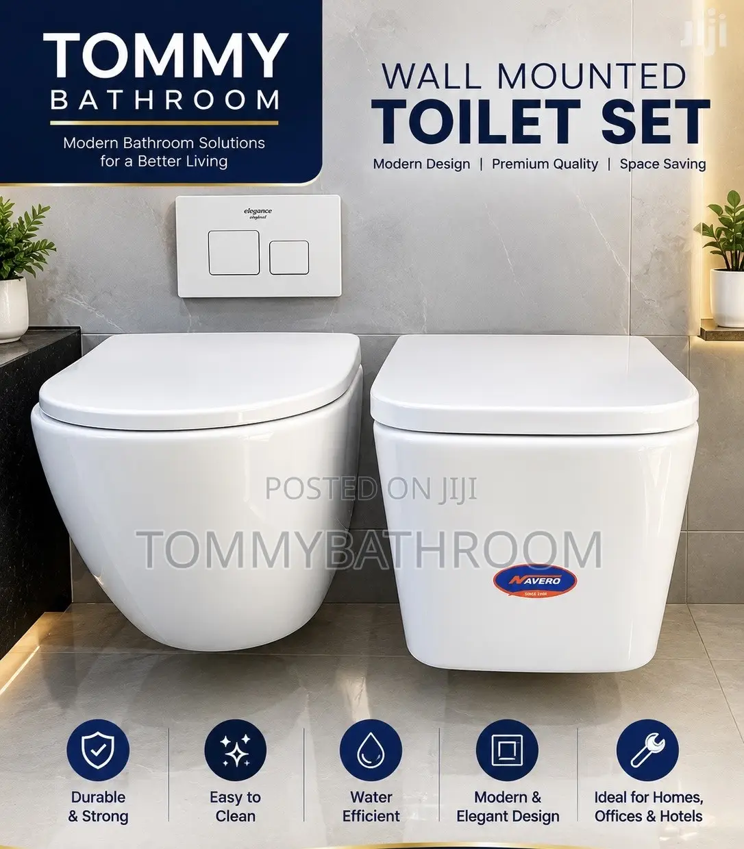 Wall Mounted Toilet Set