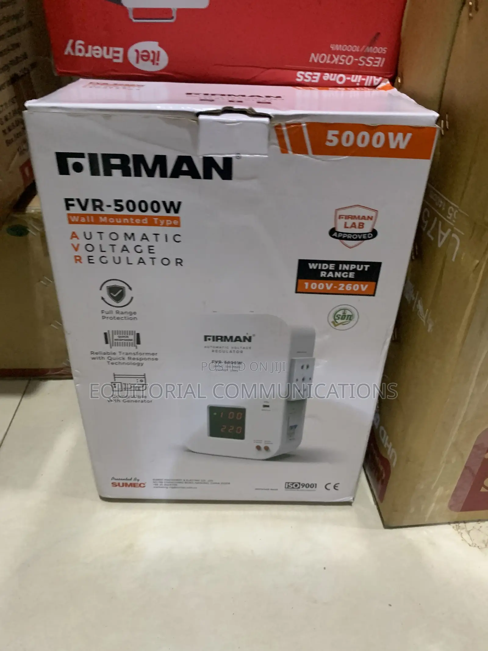 FIRMAN FVR-5000 Wall Mount Stabilizer for Electrical Equipment