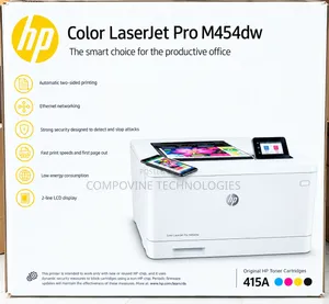 Brand New HP Colour LaserJet Pro M454dw Printer (W1Y45A)