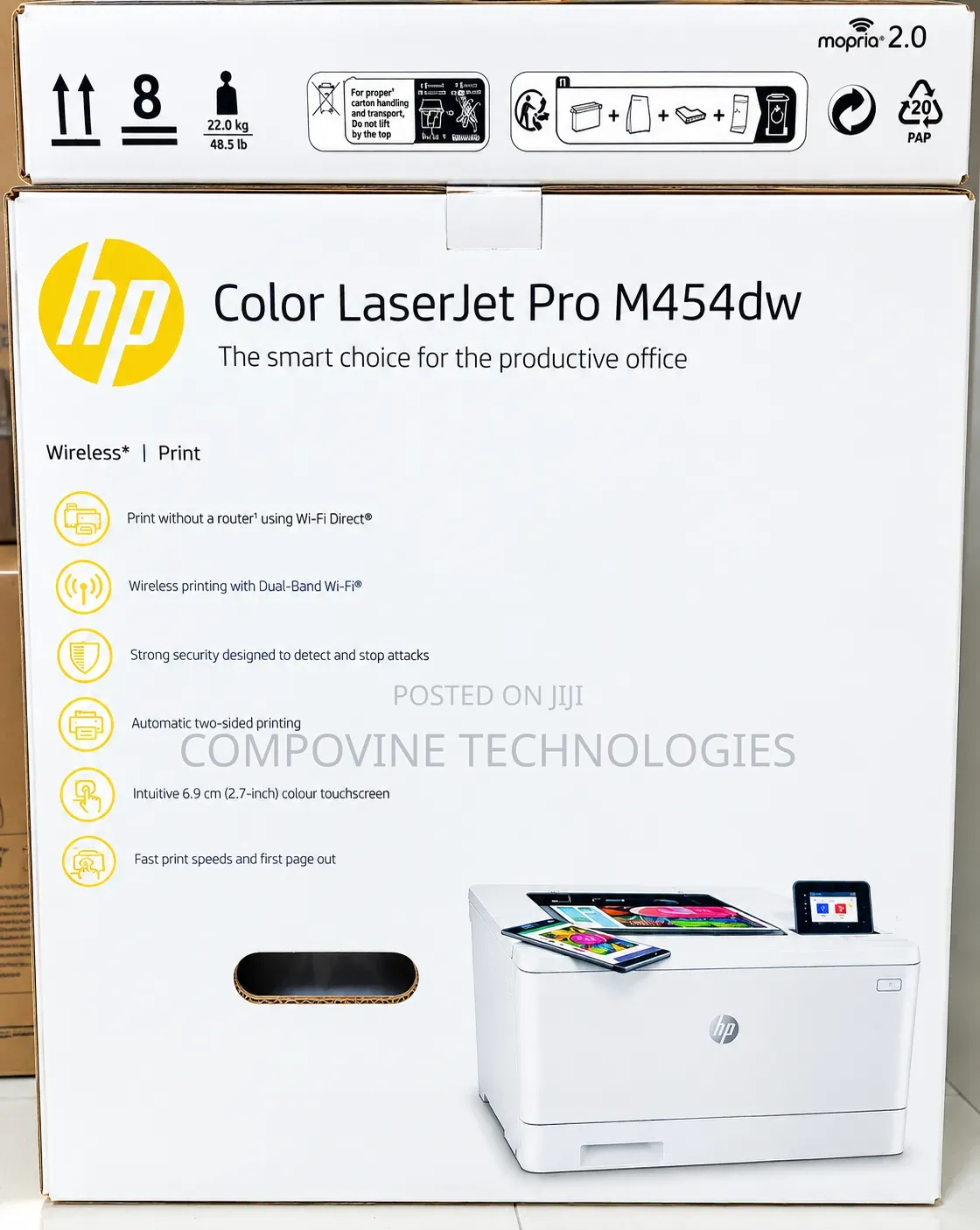 Brand New HP Colour LaserJet Pro M454dw Printer (W1Y45A)