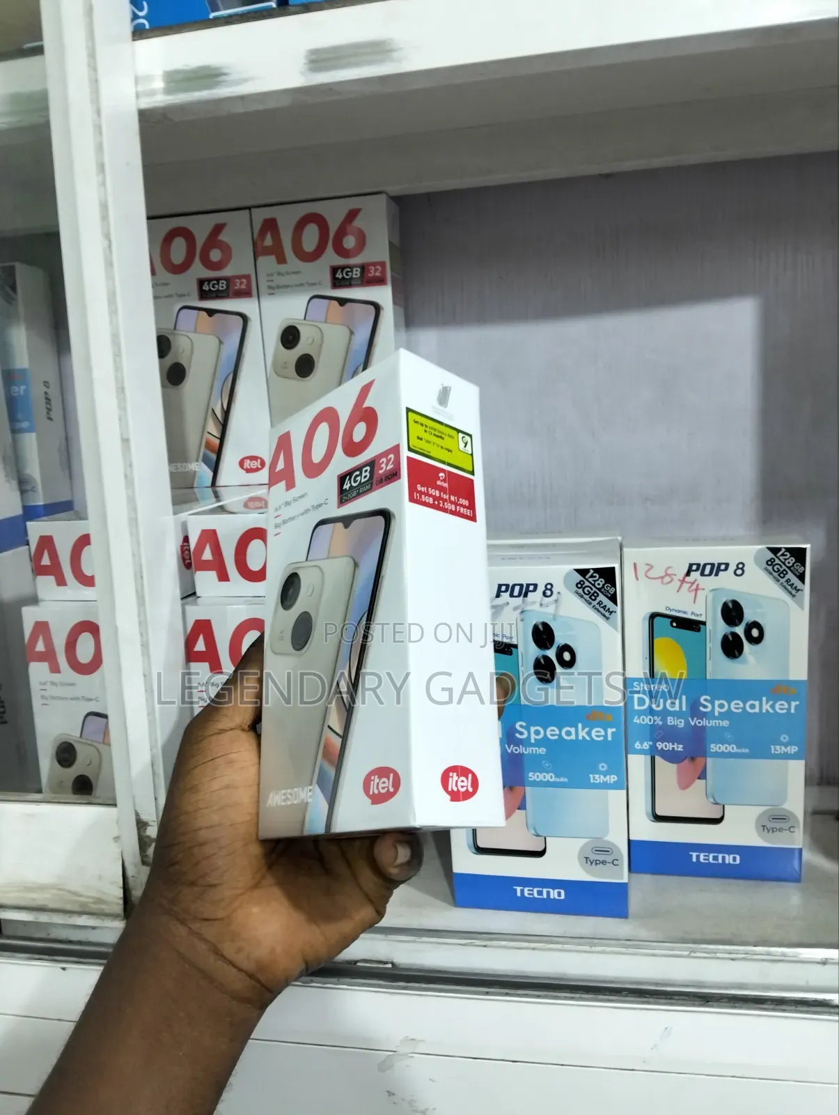 New Itel A06 32 GB Black