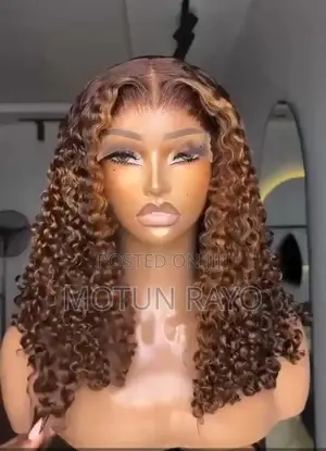 Luxury Long Curly Human Hair Wig – Full & Beautiful