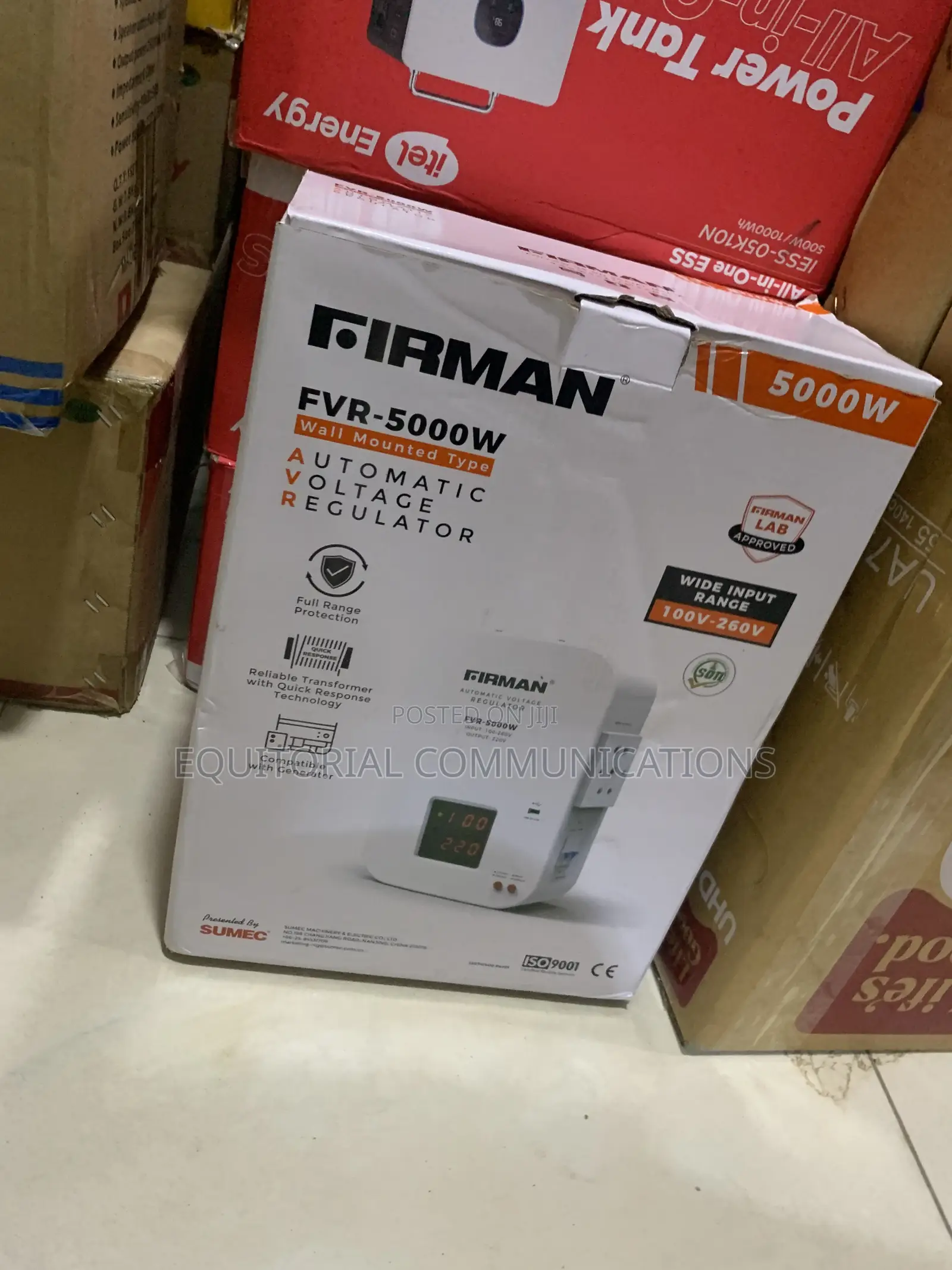 FIRMAN 5000W Stabilizer for Compatible Home Appliances