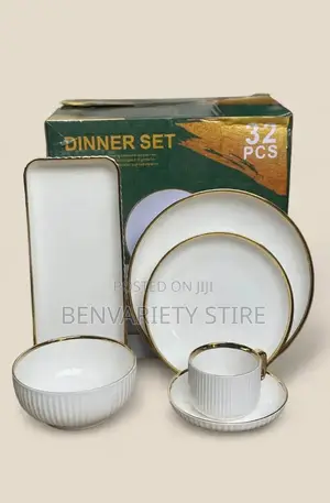 32 PCS Dinner Set Luxury Ceramics Dinner Set