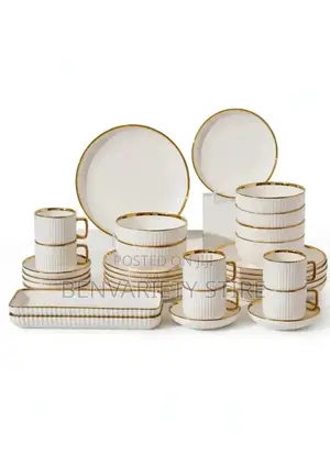 32 PCS Dinner Set Luxury Ceramics Dinner Set
