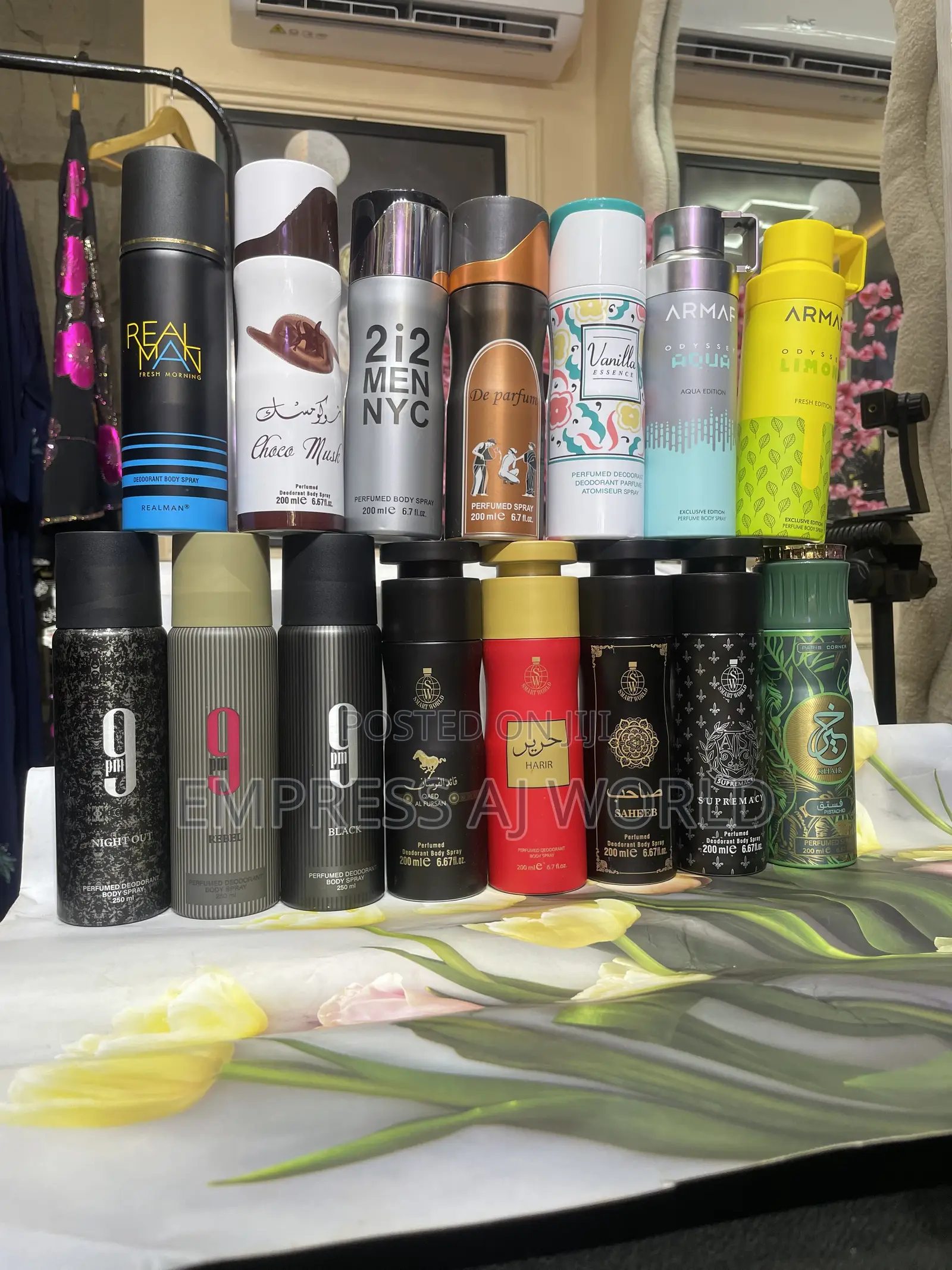 Unisex Body Spray Deodorants