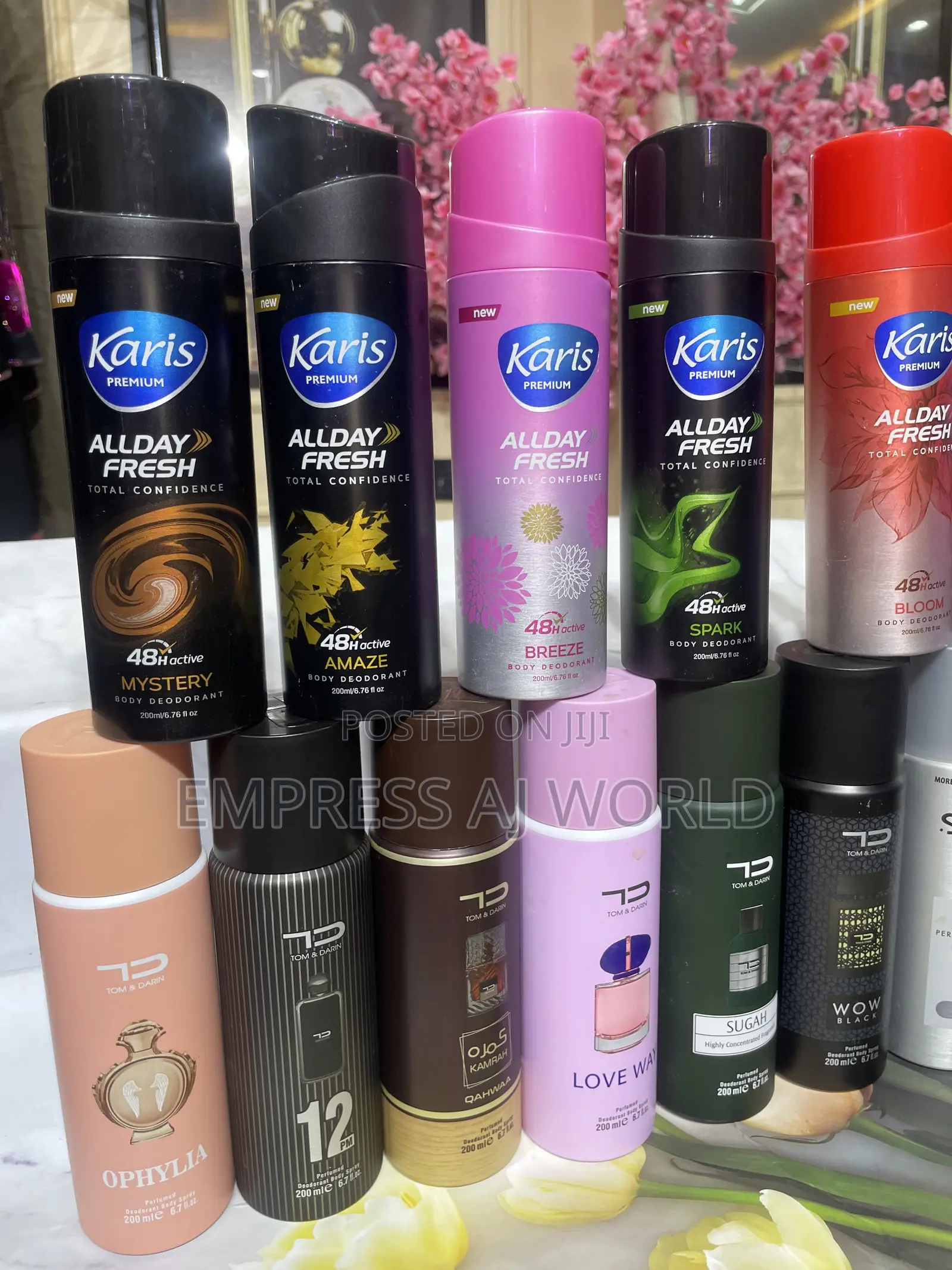 Unisex Body Spray Deodorants