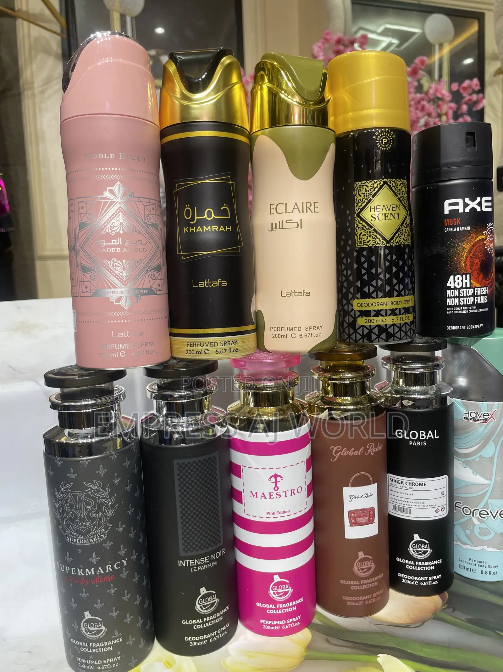 Unisex Body Spray Deodorants