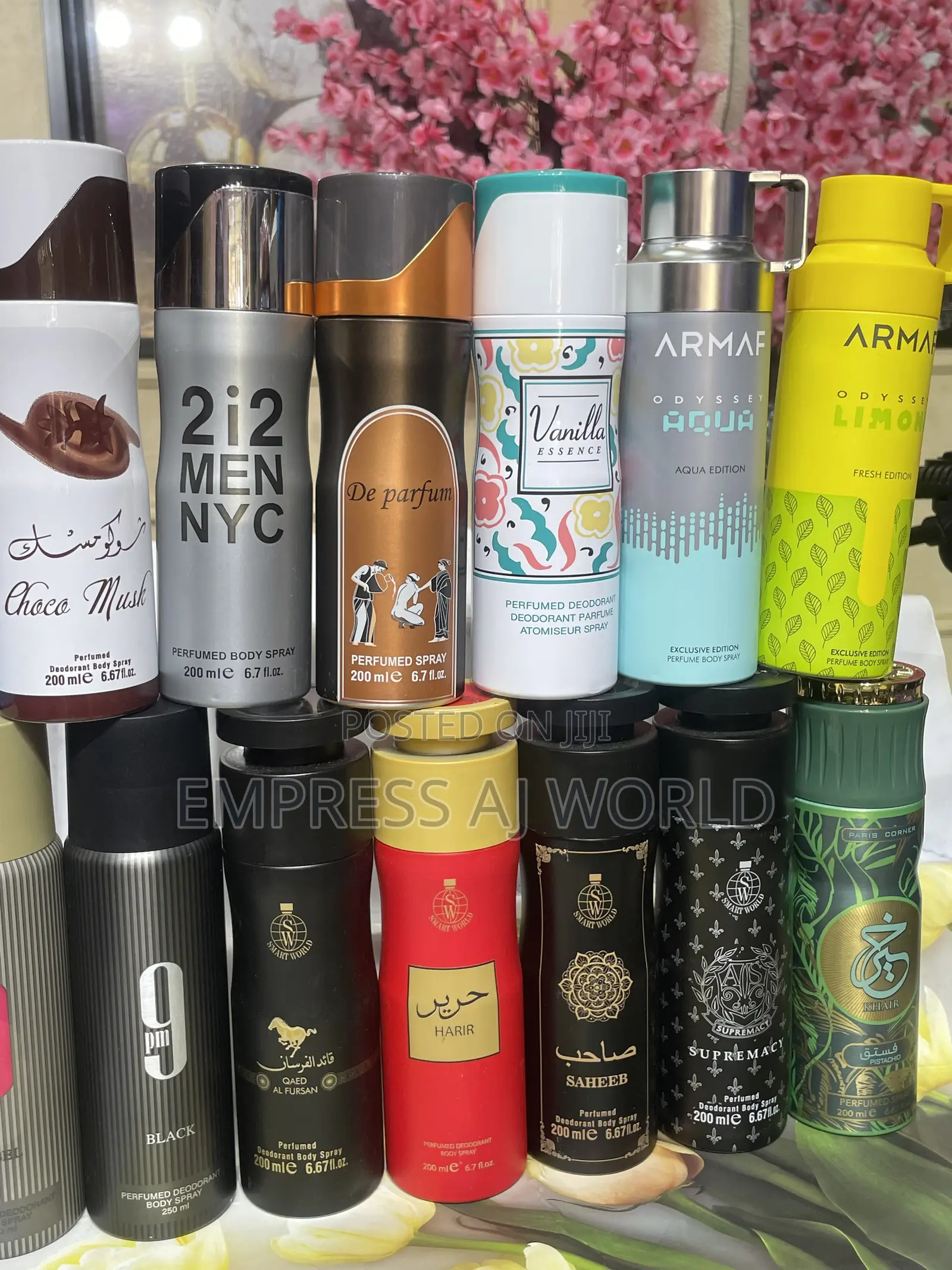 Unisex Body Spray Deodorants
