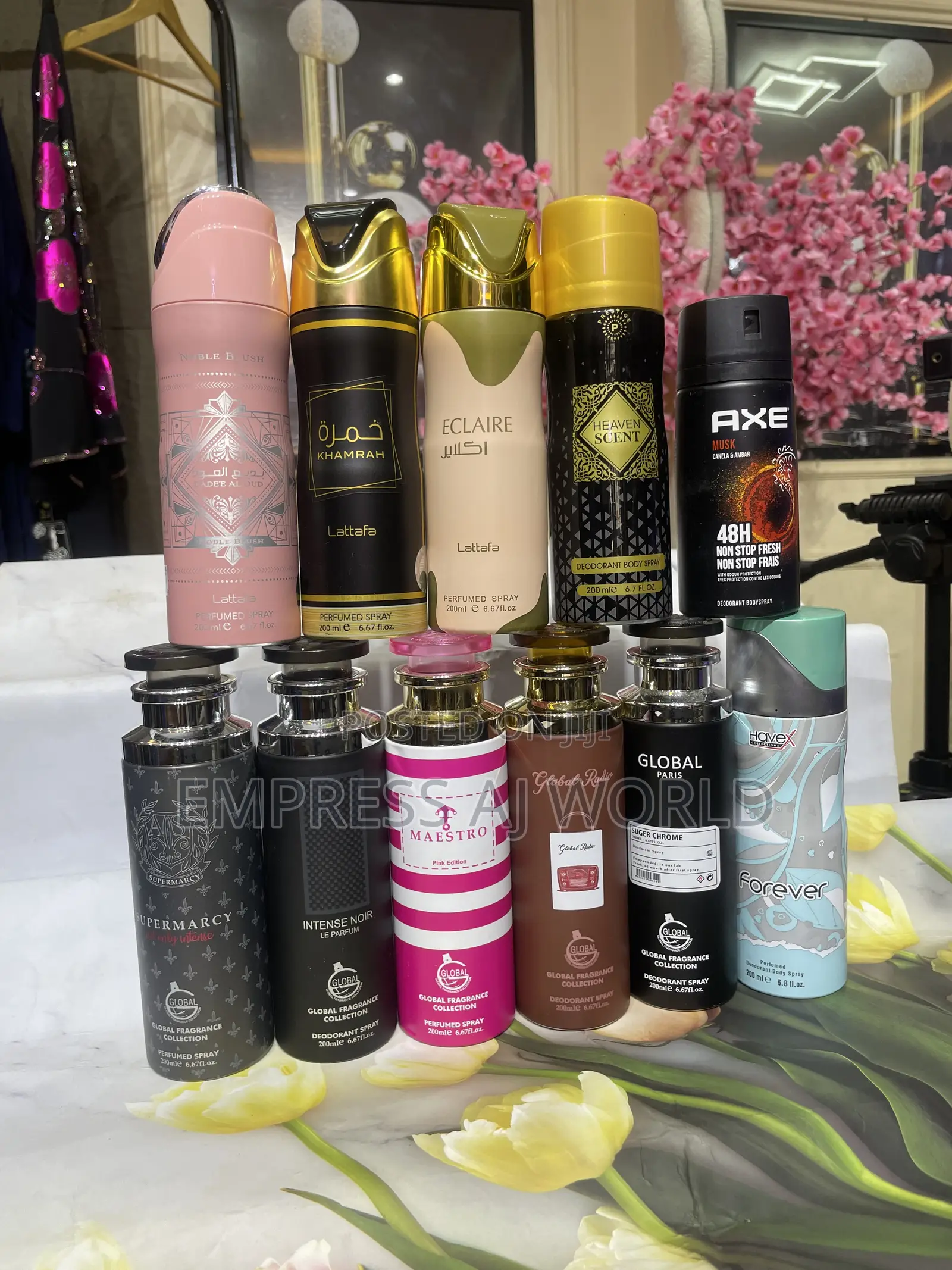 Unisex Body Spray Deodorants