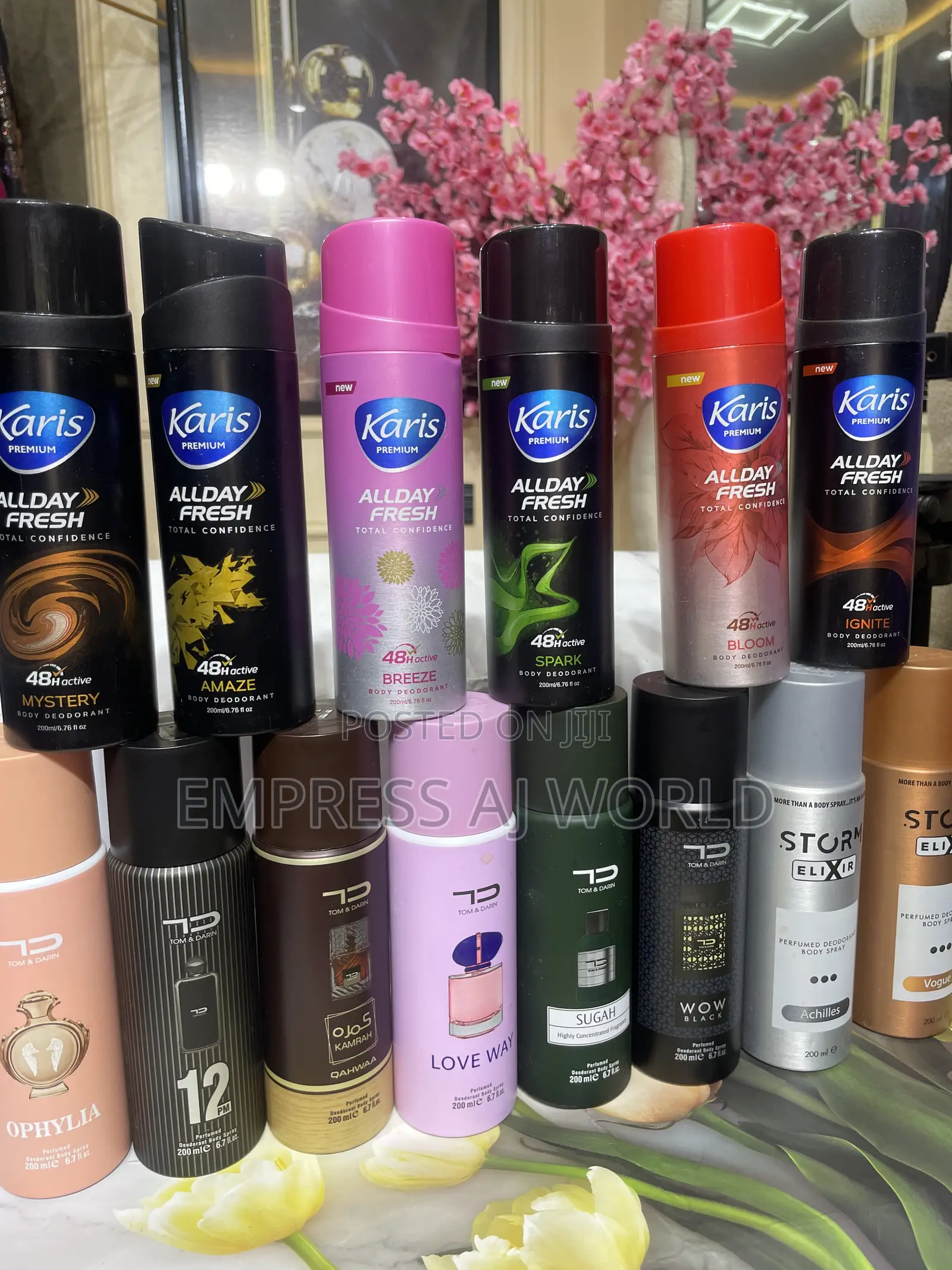 Unisex Body Spray Deodorants