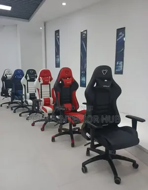 Brend New Gaming Chair With Footrest (Multi Coloured)