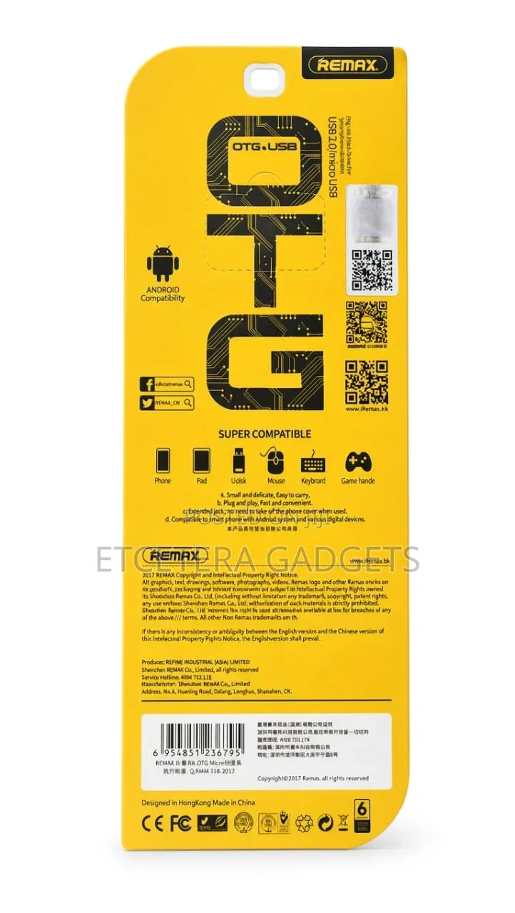 Remax OGT & USB