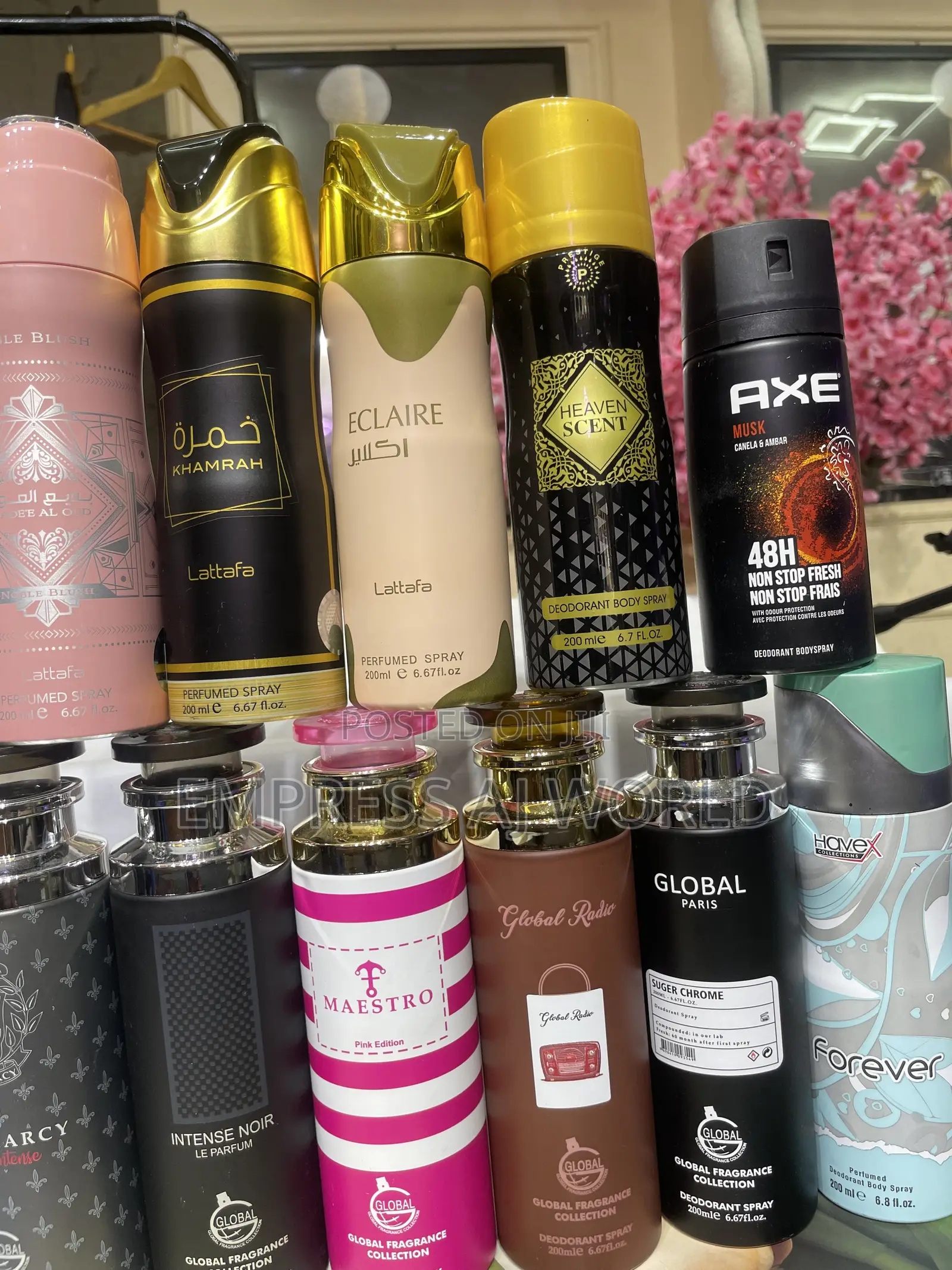 Unisex Body Spray Deodorants
