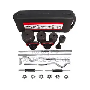 55kg Adjustable Dumbbell Set With Free Gym Gloves- Payment on Delivery