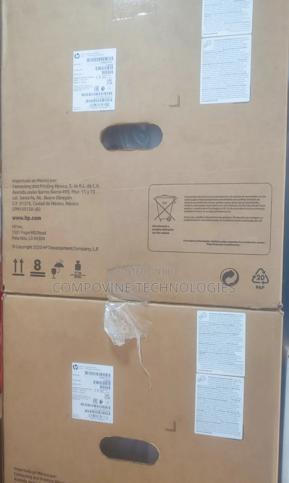 Brand New HP LaserJet Enterprise M612dn Printer (7PS86A)