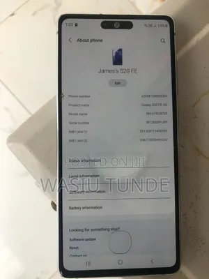 Samsung Galaxy S20 FE 5G 128 GB White