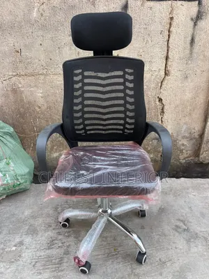 Imported Office Chair With Head Rest.