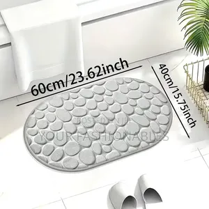 Soft Pebbles Oval Bath Mat
