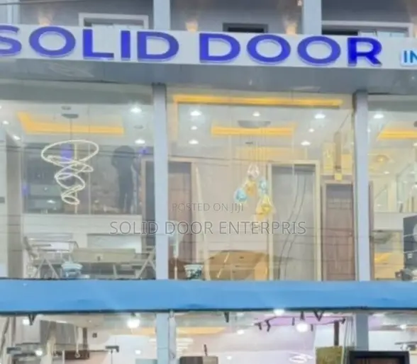 A Top Grade Solid Cedarwood Glass Door
