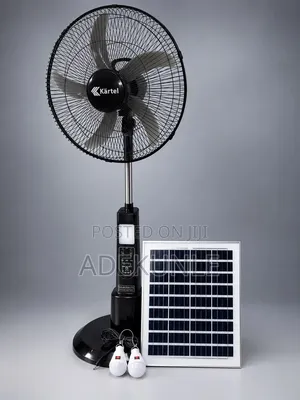 Solar Rechargeable Fan