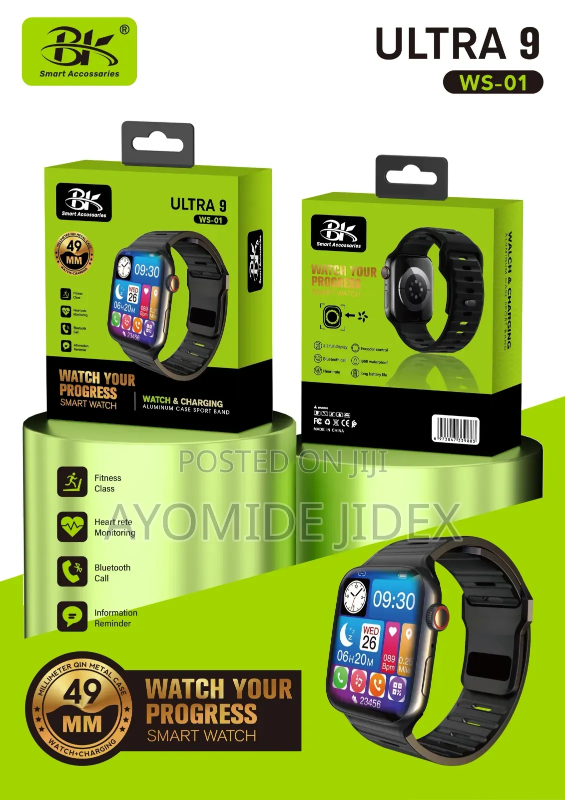 BK Accessories Smart Watch