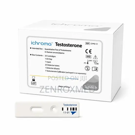 iChroma Testosterone Rapid Test Kit (25 Tests/Kit)