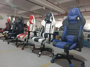 Furgle PU Leather Racing Chair (Red, Blue, Grey, Black, White)