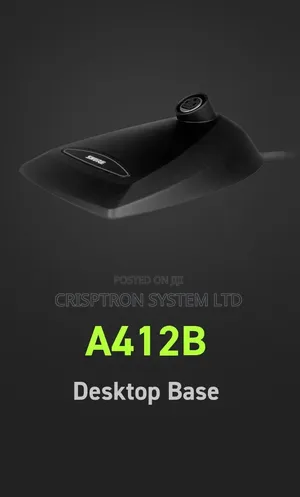A412B Microflex Shure Desktop Base for Gooseneck