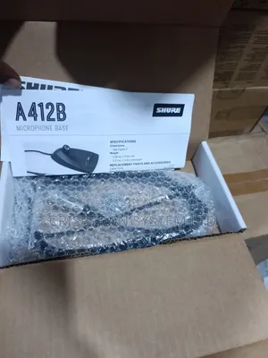 A412B Microflex Shure Desktop Base for Gooseneck