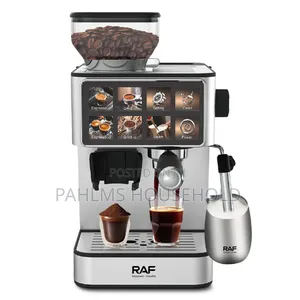 RAF Digital Espresso Coffee Machine With Integrated Coffee Grinder
