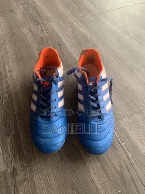 ORIGINAL Adidas Football Boot- Size 44 - White/Blue/ Orange Color