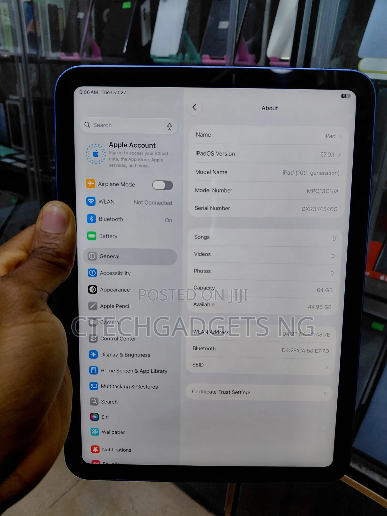 Apple iPad (2022) 64 GB Blue
