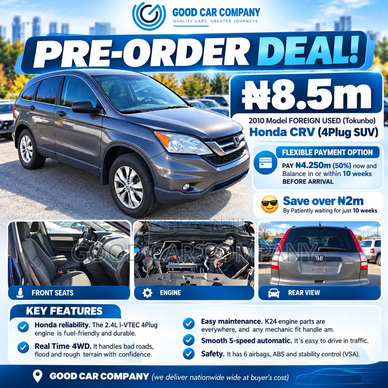 Honda CR-V 2010 Brown