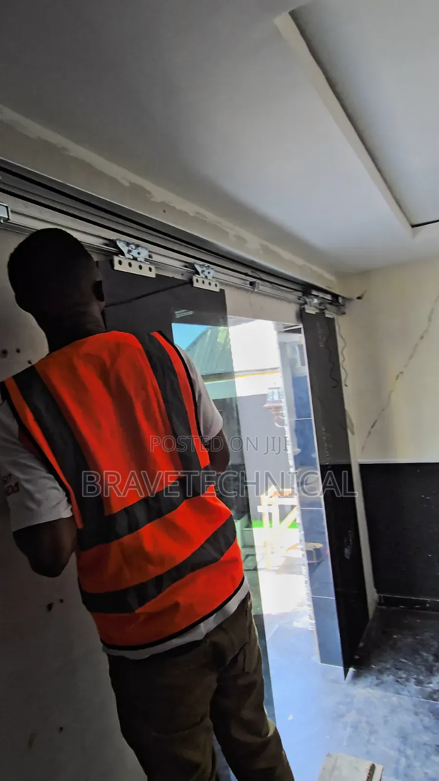 Automatic Sliding Door Installation