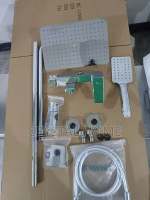 Stainless Heavy Guage Square Shower