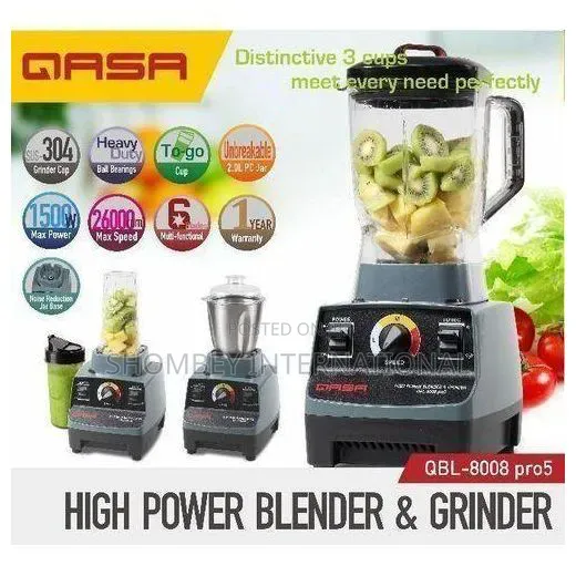 Qasa QBL-8008 Pro5 Grinder and Blender