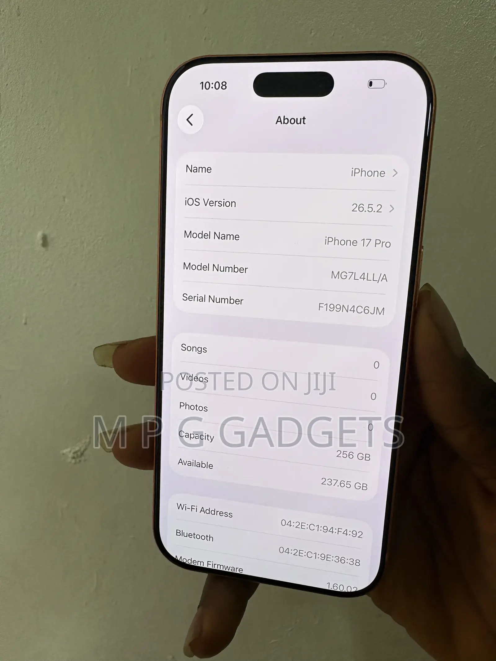 Apple iPhone 17 Pro 256 GB Gold