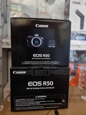 Canon Eos R50 Rf -S 18-45mm F4.5-6.3 Is STM Kit