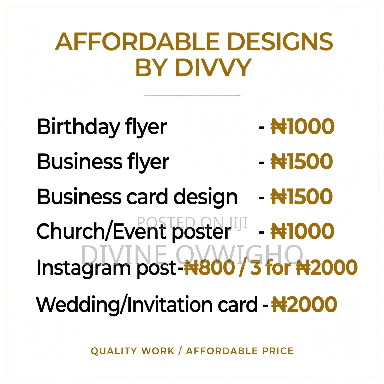Affordable Graphic Designer in Delta