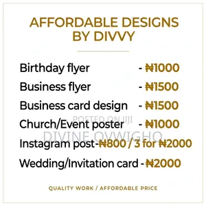 Affordable Graphic Designer in Delta