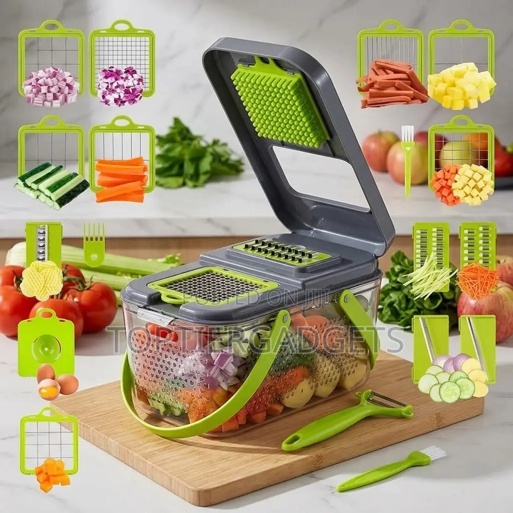 22in1 Multifunctional Manual Vegetable & Salad Cutter/Slicer