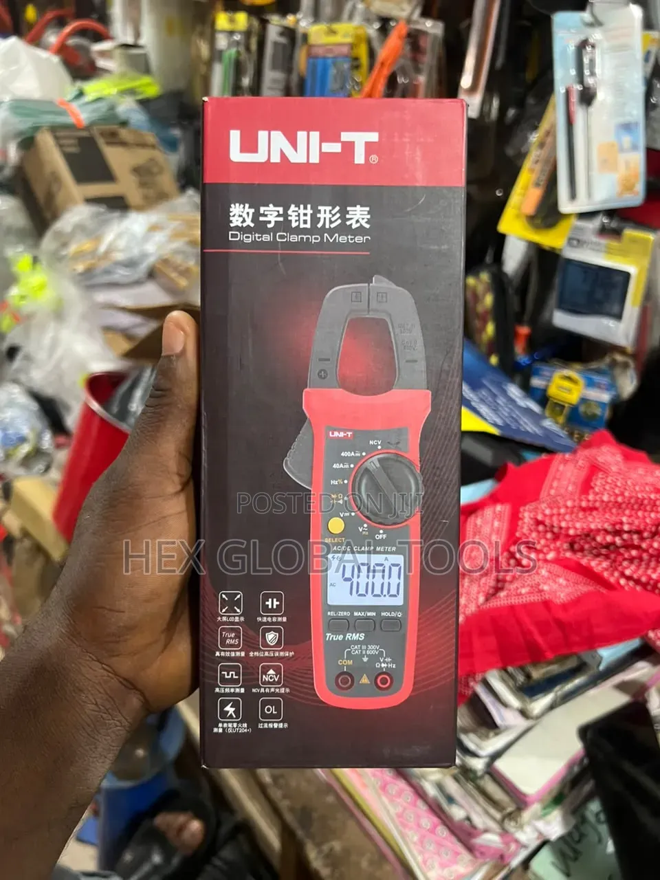 600A Unit-T Clamp Meter