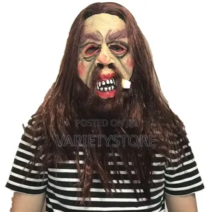 Scary Pirate Bearded Mask Halloween Horror Show