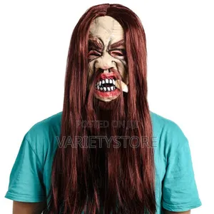 Scary Pirate Bearded Mask Halloween Horror Show