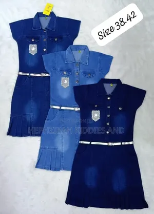 Denim Dress for Girls